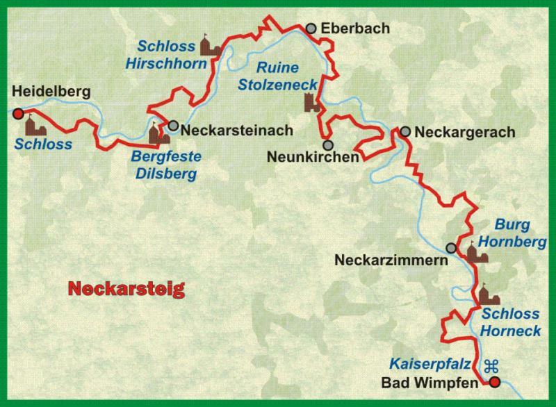 Neckarblick,Natur, Altstadt Хиршхорн Экстерьер фото
